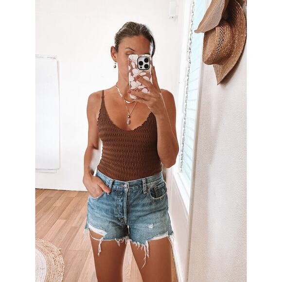 Free People X Revolve Sofia Short Denim Blue size 28 - Picture 14 of 14